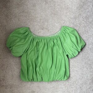 NWT Green Bubble Top